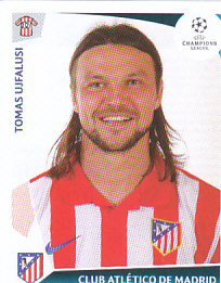 Tomas Ujfalusi Atletico Madrid samolepka UEFA Champions League 2009/10 #245